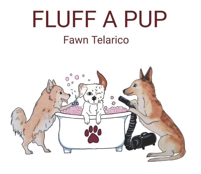Fluff-A-Pup Dog Grooming Logo