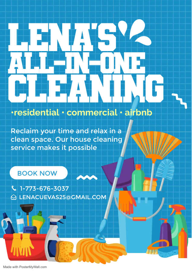 Lena's All In One Cleaning, LLC Logo