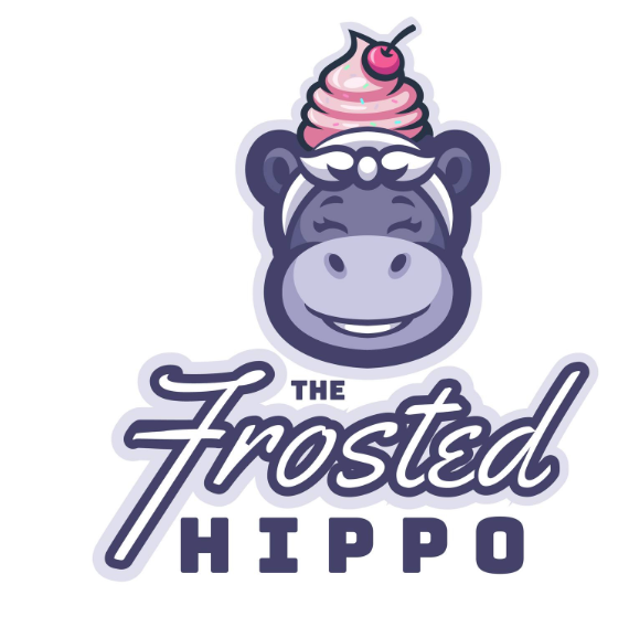 The Frosted Hippo  Logo