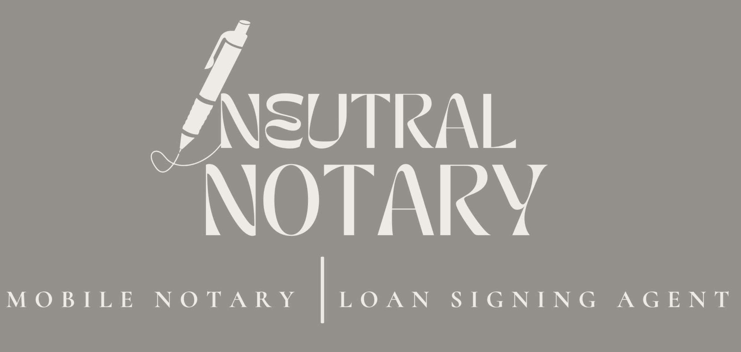 Neutral Notary Logo
