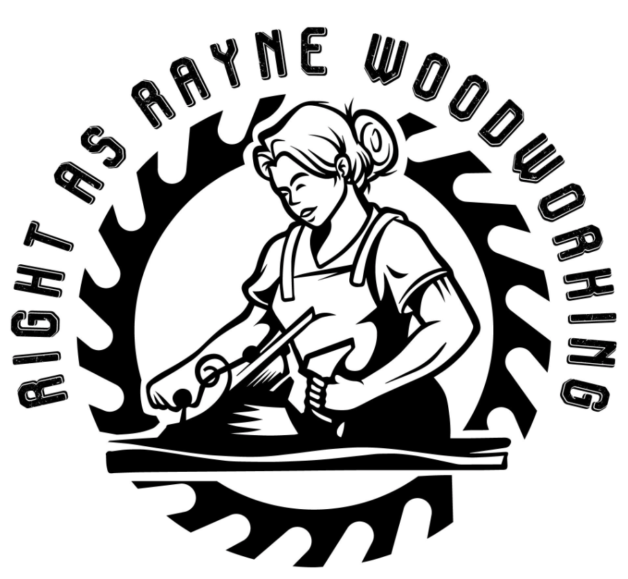 Right As Rayne Woodworking LLC Logo