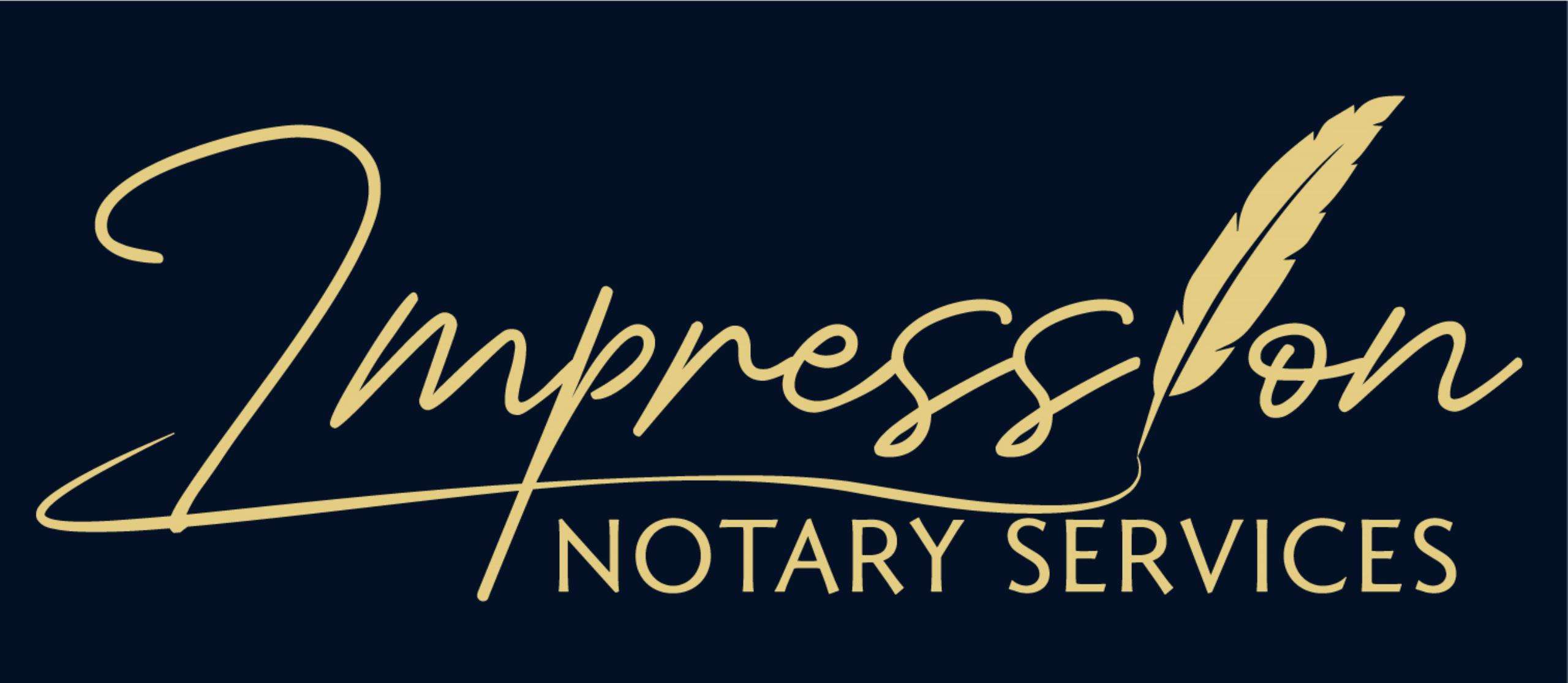 Impression Notary Services Logo