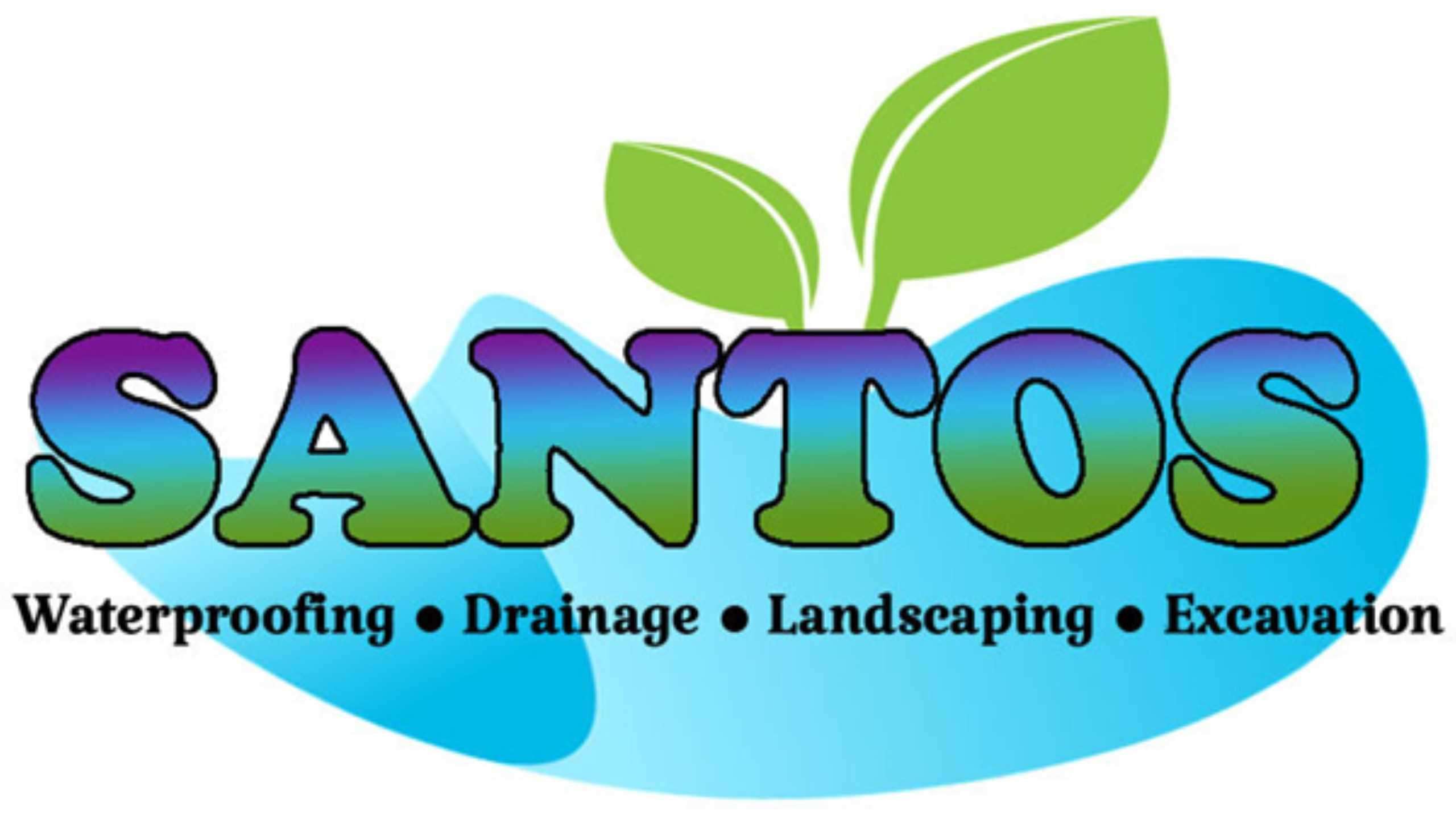 Santo's Waterproofing, Drainage & Landscaping Logo