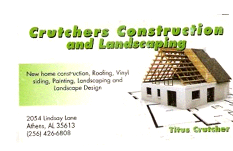 Crutcher's Construction & Landscaping Logo