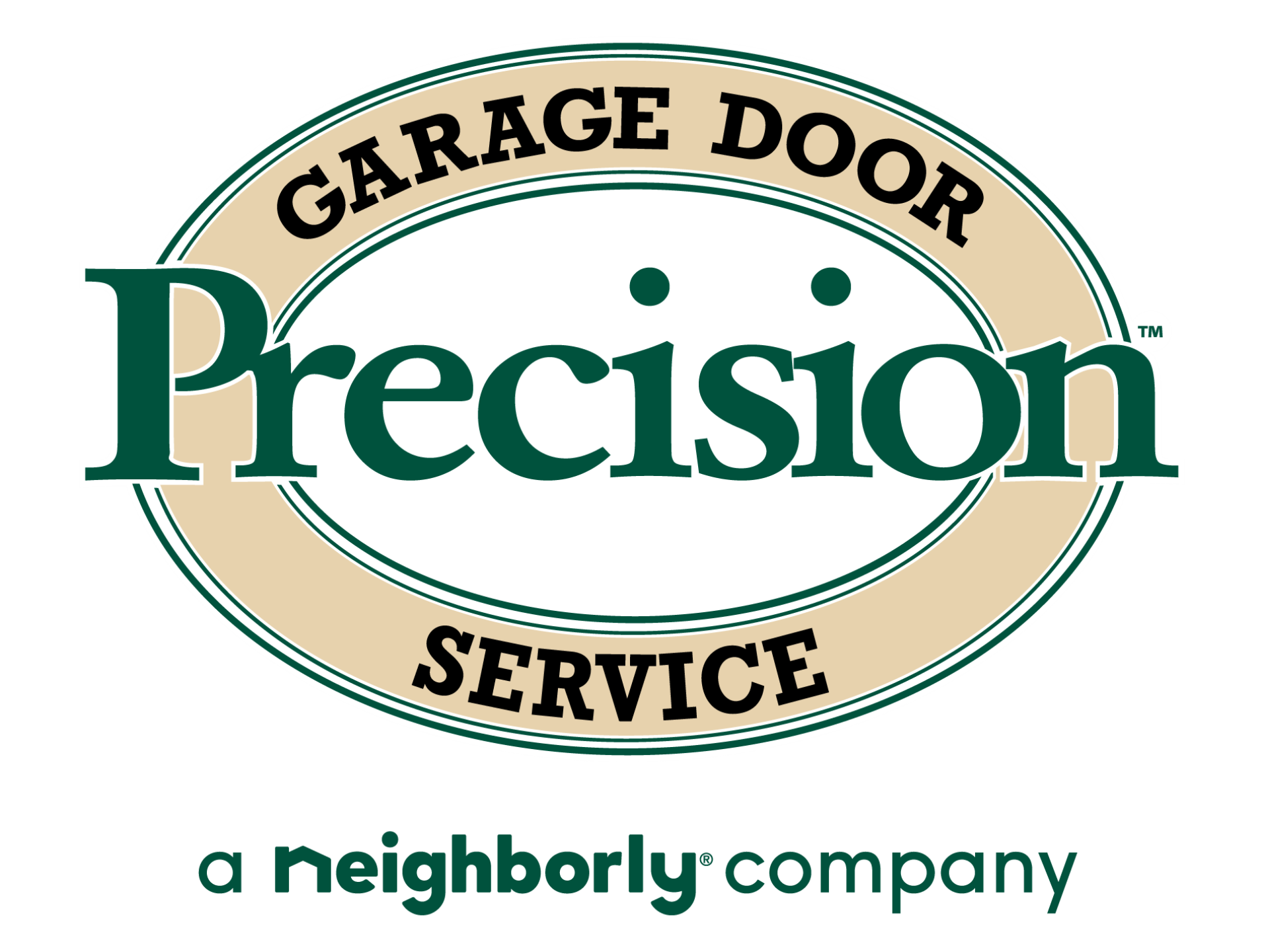 Precision Door Service of Mobile Logo