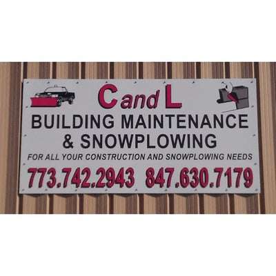 C&L Building Maintenance and Snowplowing Logo