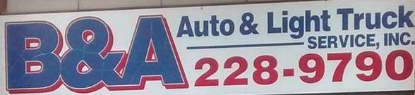 B & A Auto and Light Truck Service, Inc Logo