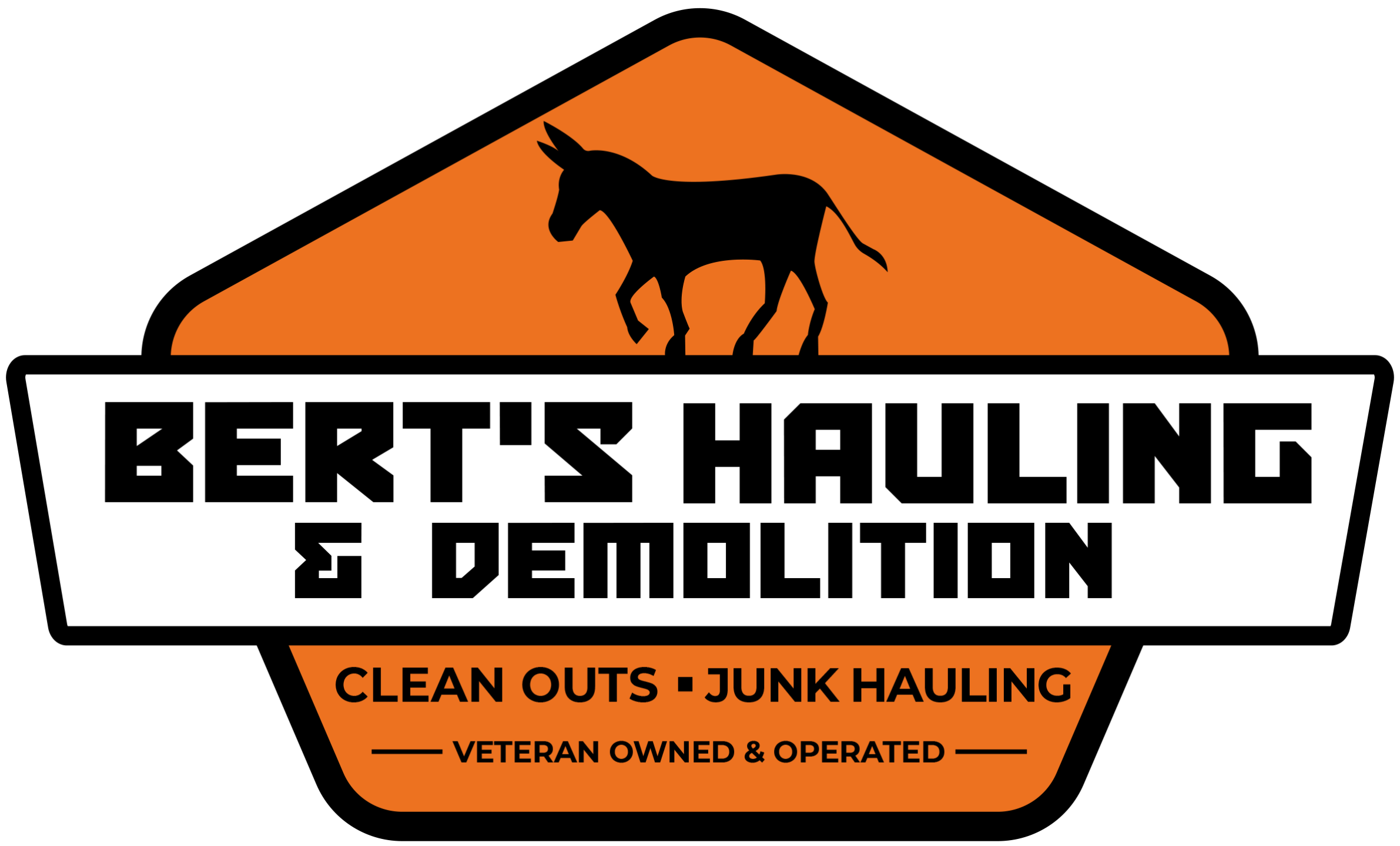 Bert's Hauling and Demolition Logo