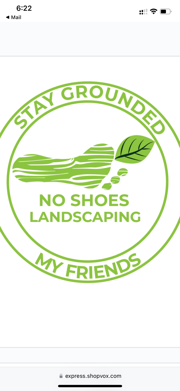 No Shoes Landscaping Logo