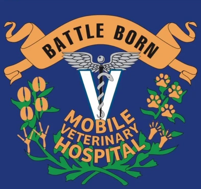 Battle Born Mobile Veterinary Hospital Logo