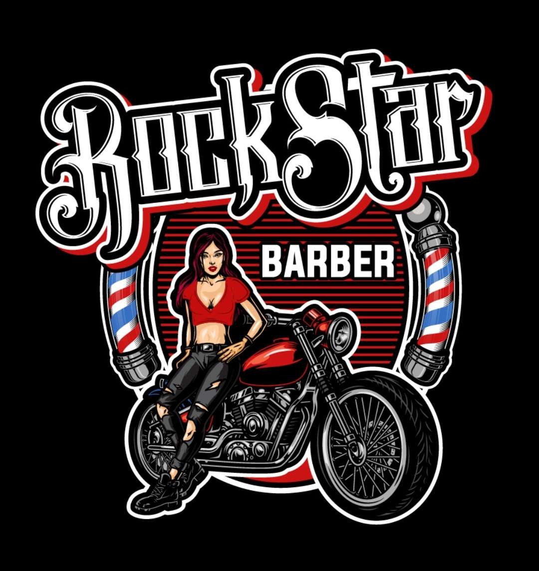 Rockstar Barber LLC Logo