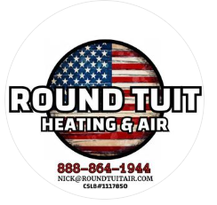 Round Tuit Heating and Air Logo