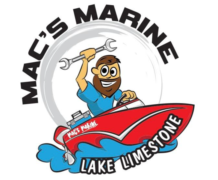 Mac's Marine Lake Limestone Logo