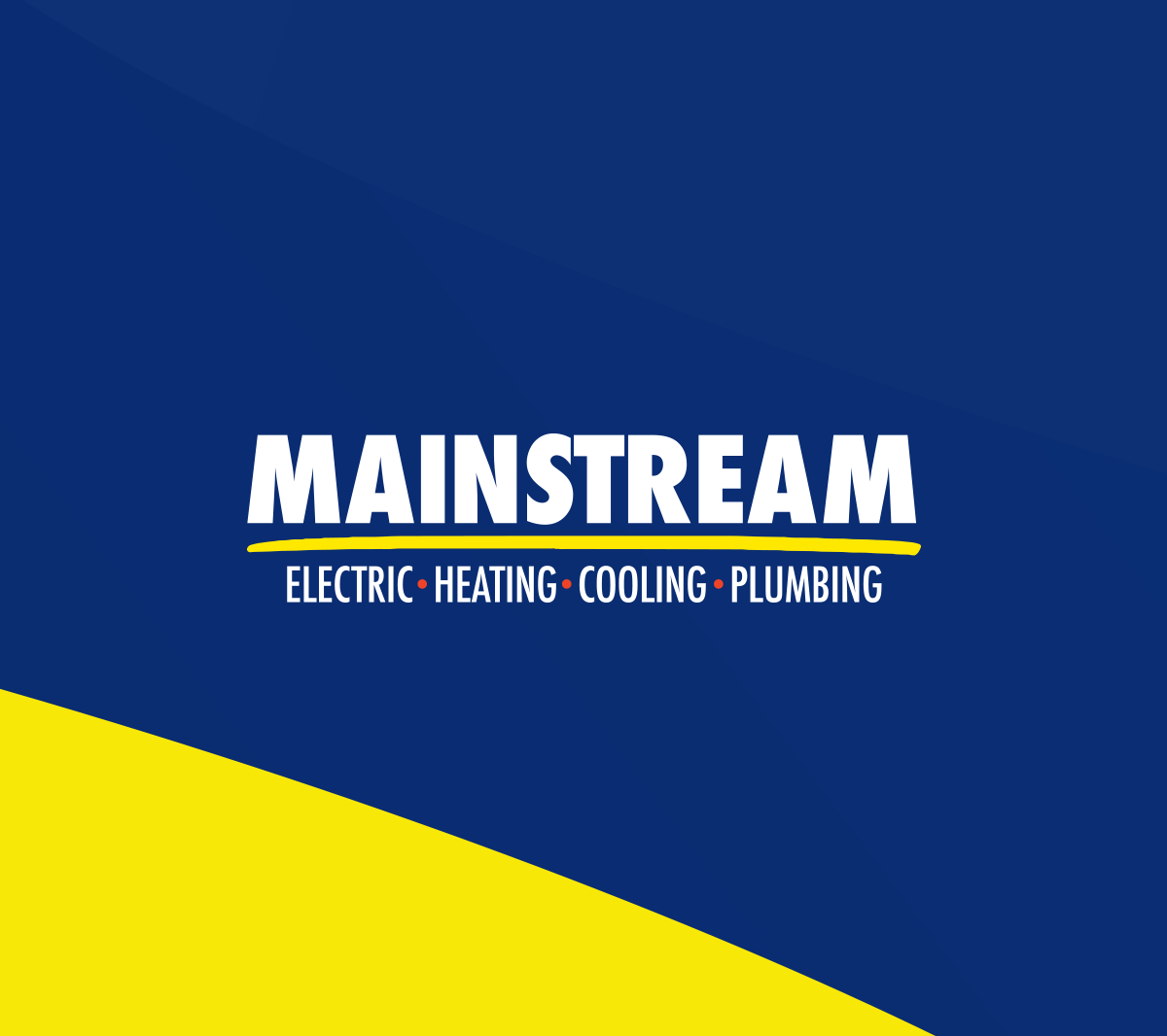 Mainstream Electric, Heating, Cooling & Plumbing Logo