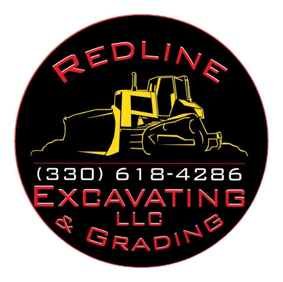 Redline Excavating and Grading, LLC. Logo
