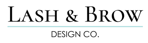 Lash & Brow Design Co. Logo