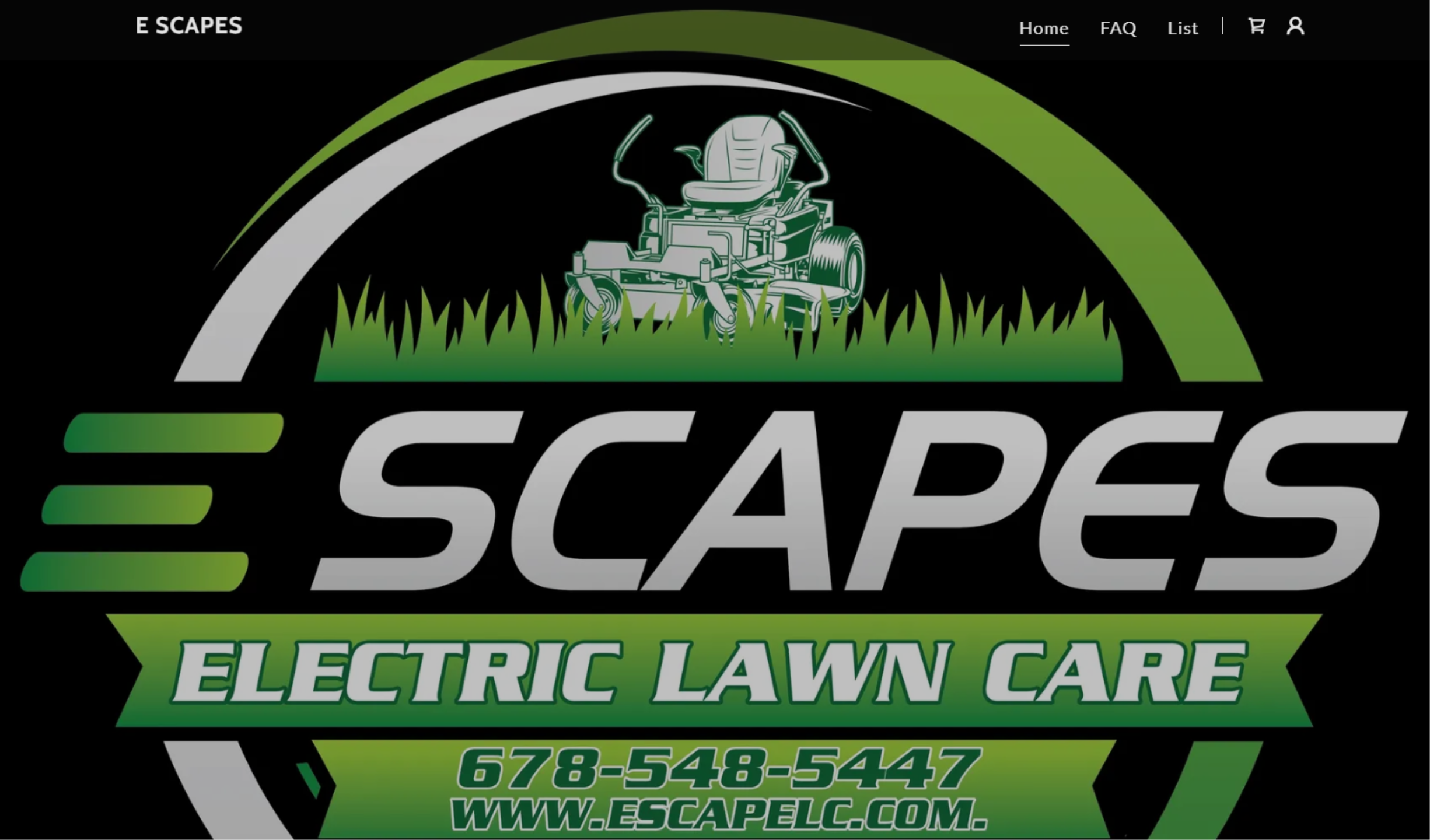 E-SCAPES Electric Lawn Care Logo