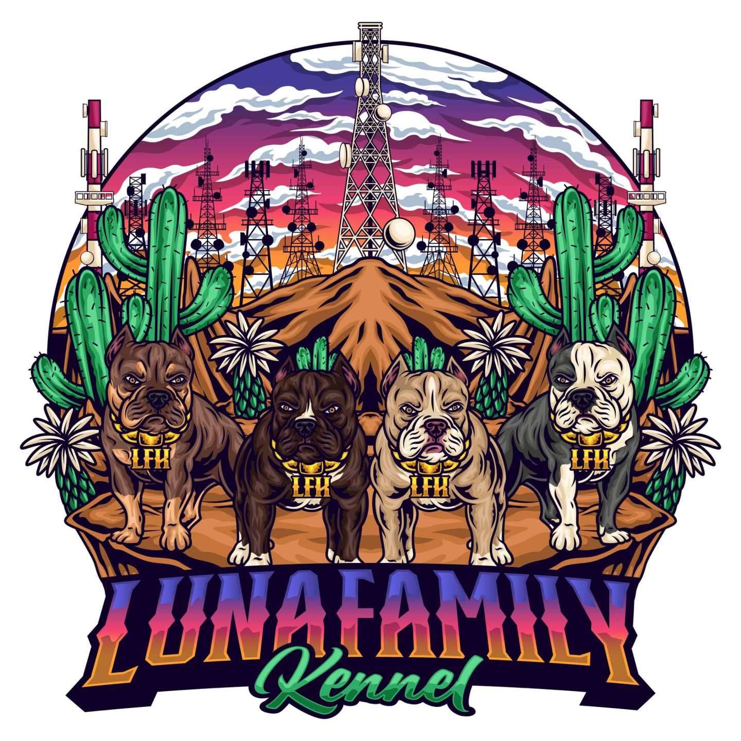 Luna Family Kennel LLC Logo