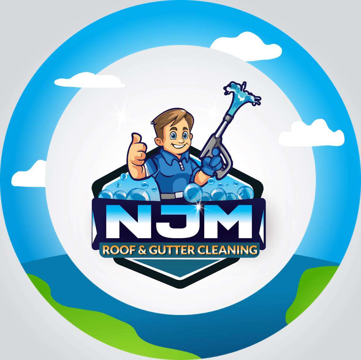 NJM Roof & Gutter Cleaning, LLC Logo