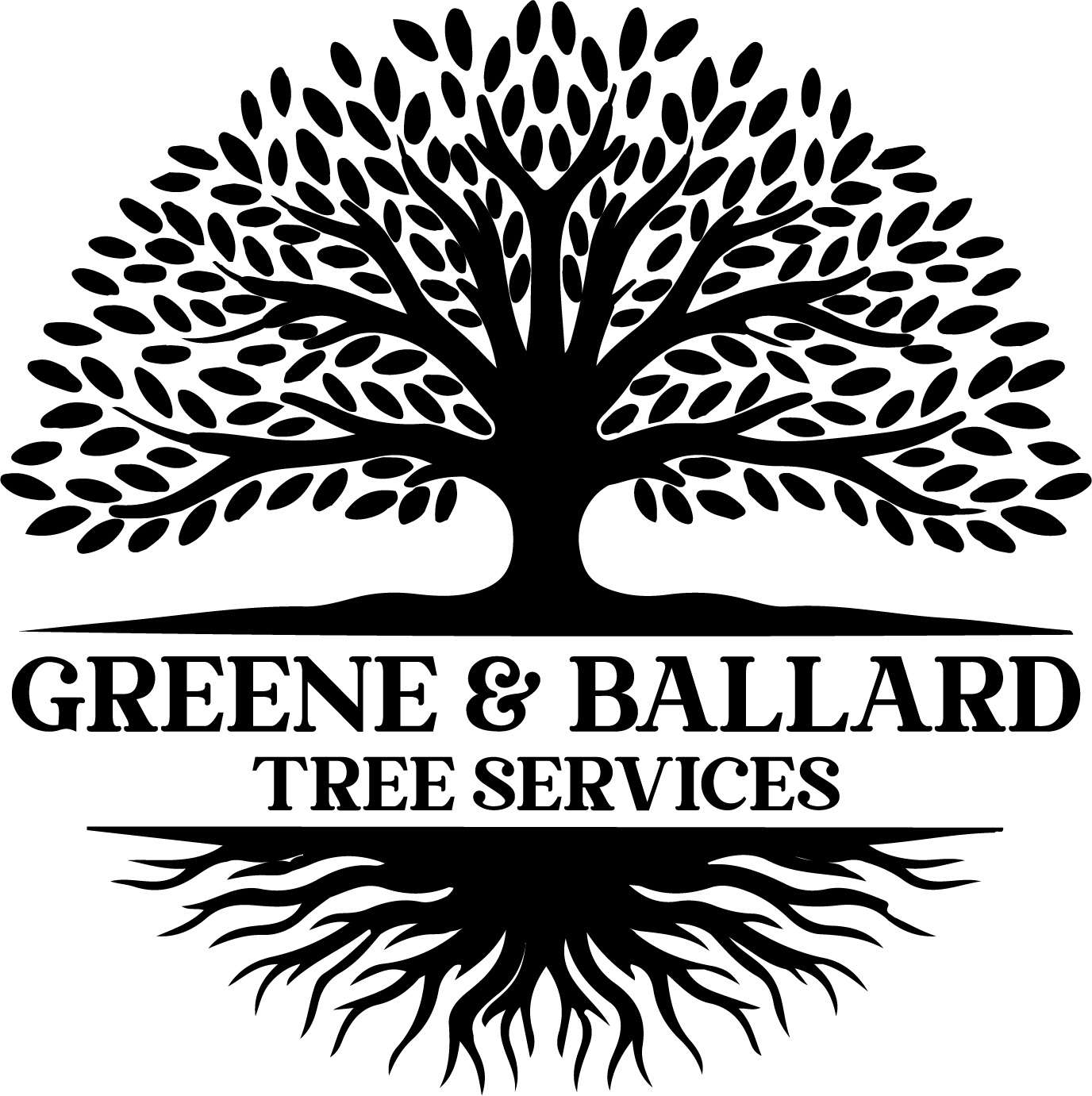 Greene And Ballard Tree Services Logo