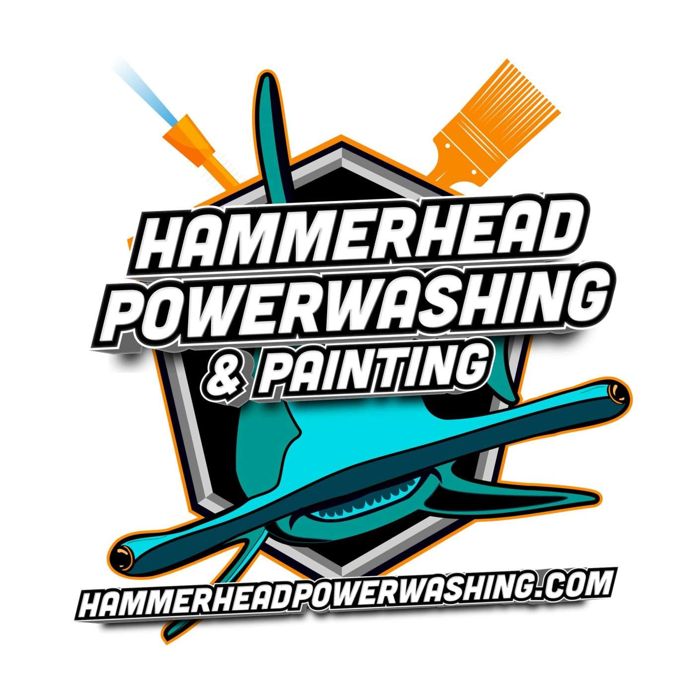 Hammerhead Power Washing & Painting Logo