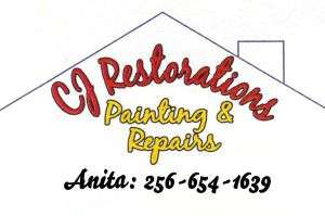 CJ Restorations Painting & Repairs Logo