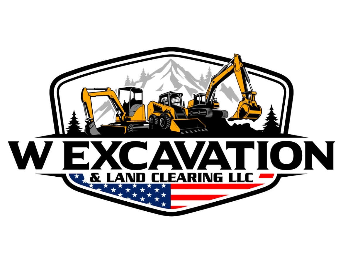 W Excavation & Land Clearing, LLC Logo