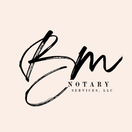 BM NOTARY SERVICES LLC  Logo