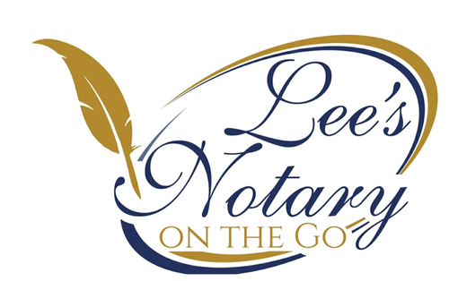 Lee's Notary On the Go Logo