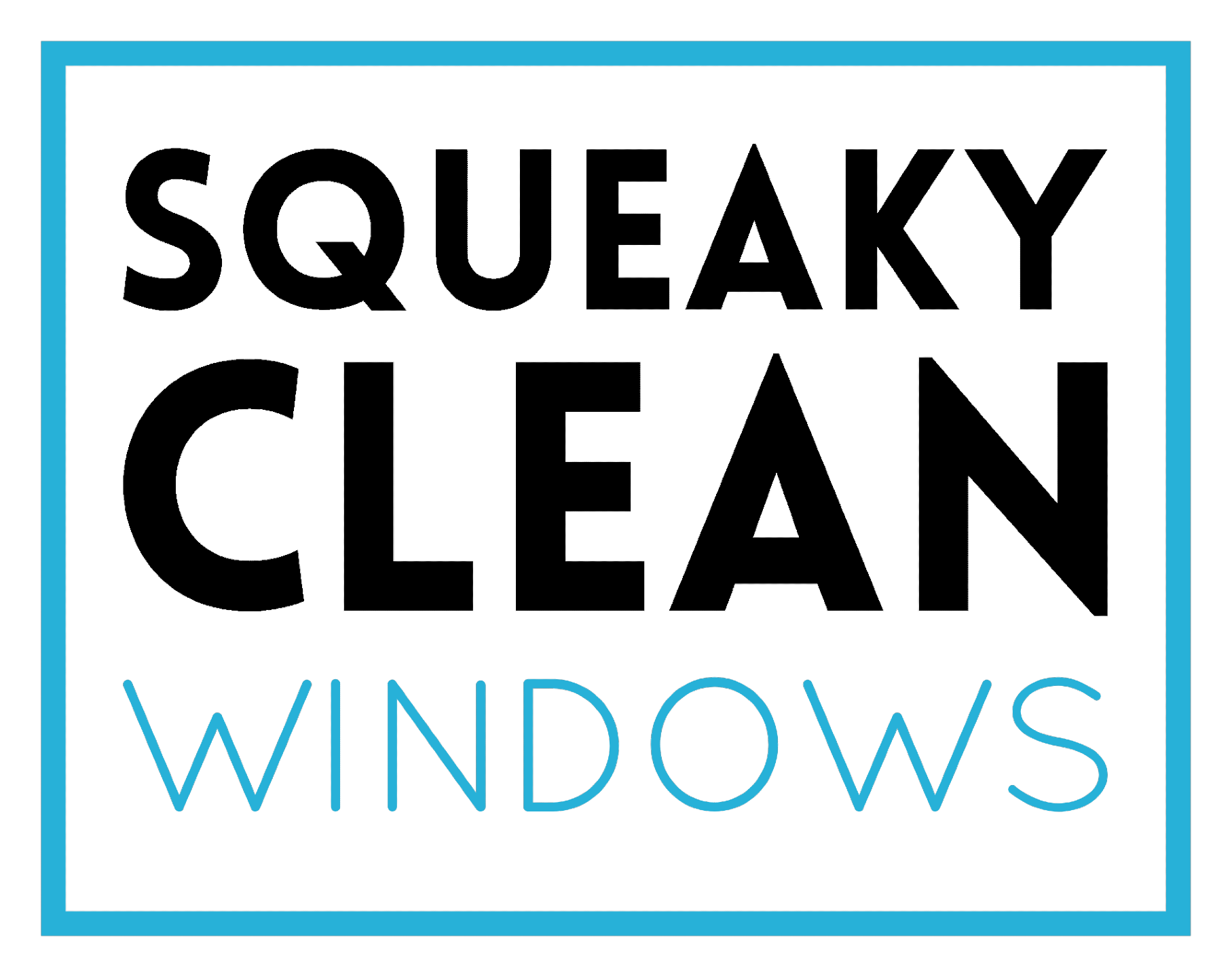 Squeaky Clean Windows, LLC Logo