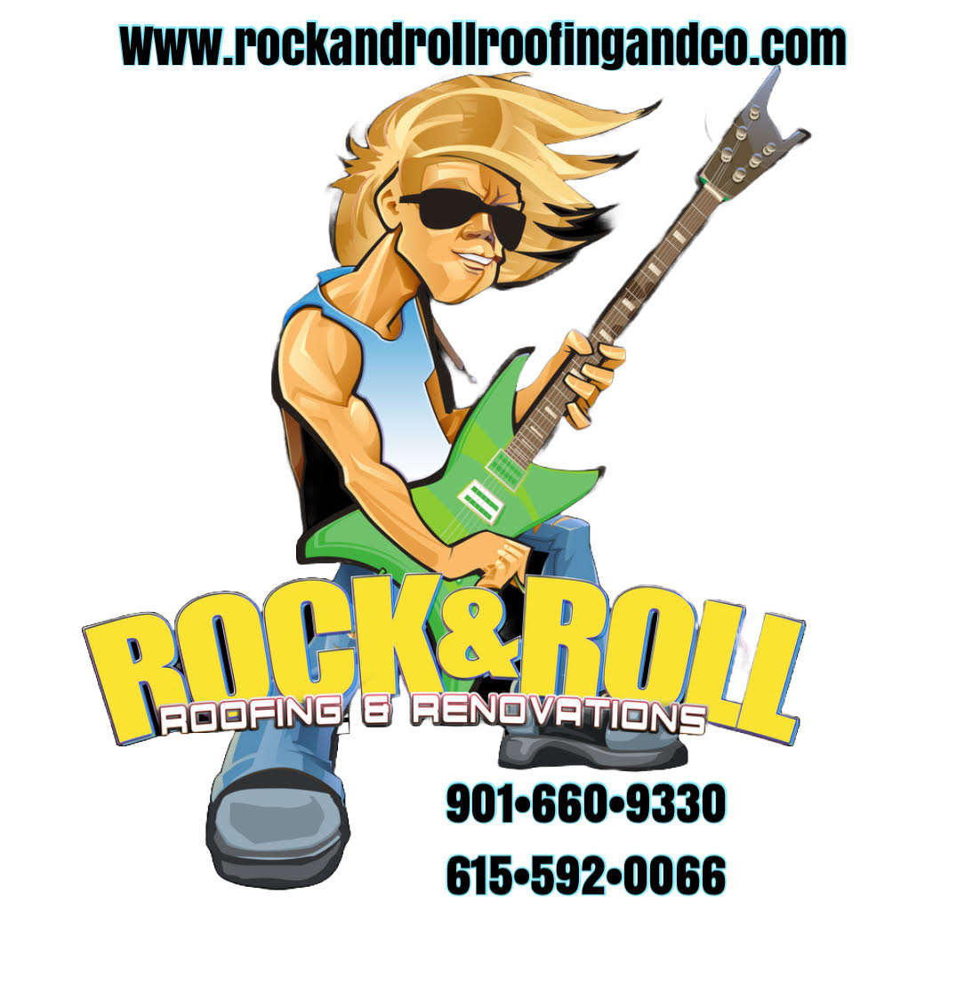 Rock & Roll Roofing & Renovations Logo