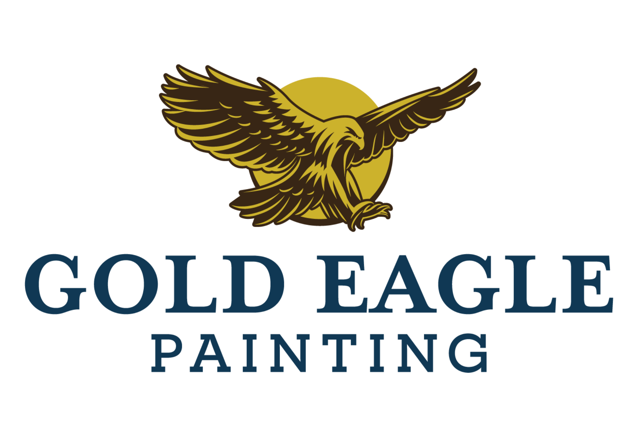 Gold Eagle Painting Logo