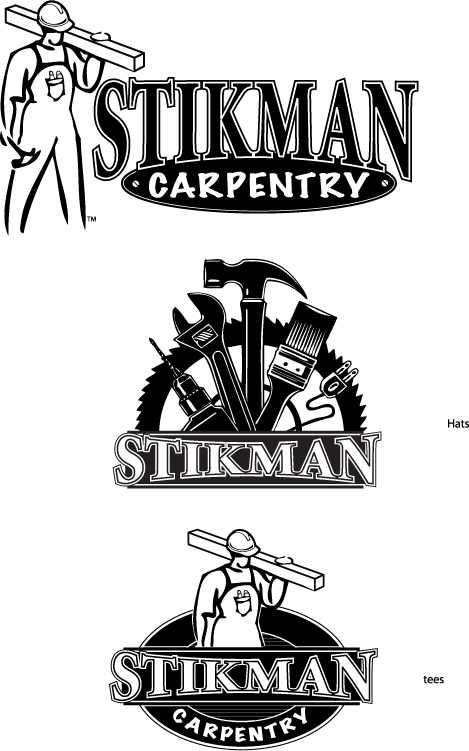 Stikman Carpentry Logo