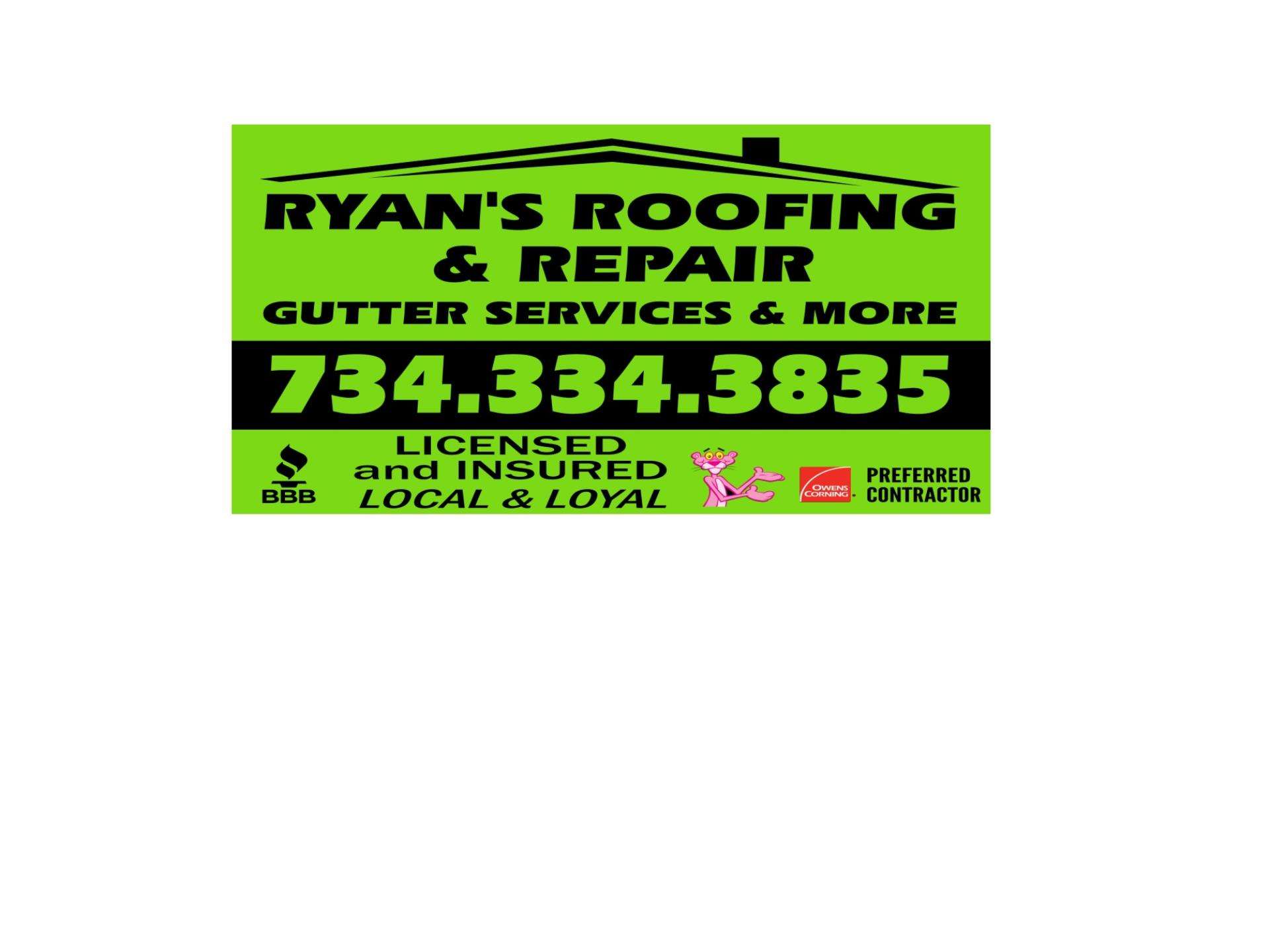 Ryan's Roofing & Repair LLC Logo