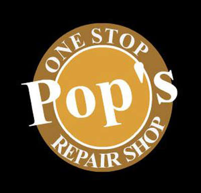 Pop's One Stop Repair Shop Logo