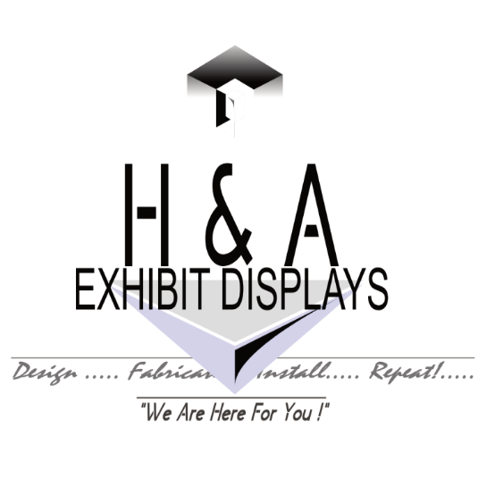 H & A Exhibit Displays Logo