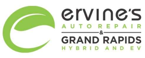 Ervine's Auto Repair & Grand Rapids Hybrid and EV Logo