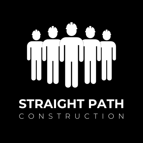 Straight Path Construction Logo