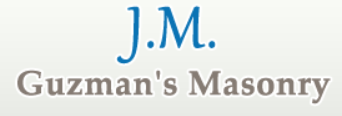 J.M. Guzman's Masonry Logo