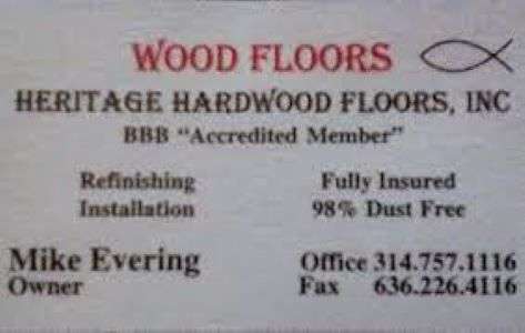 Heritage Hardwood Floors Inc Logo