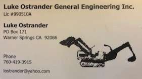 Luke Ostrander General Engineering Inc Logo