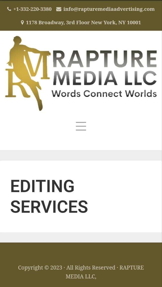 Rapture Media LLC Logo