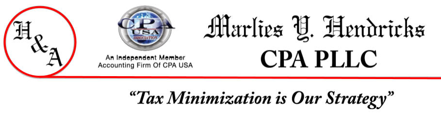 Marlies Y Hendricks CPA PLLC Logo