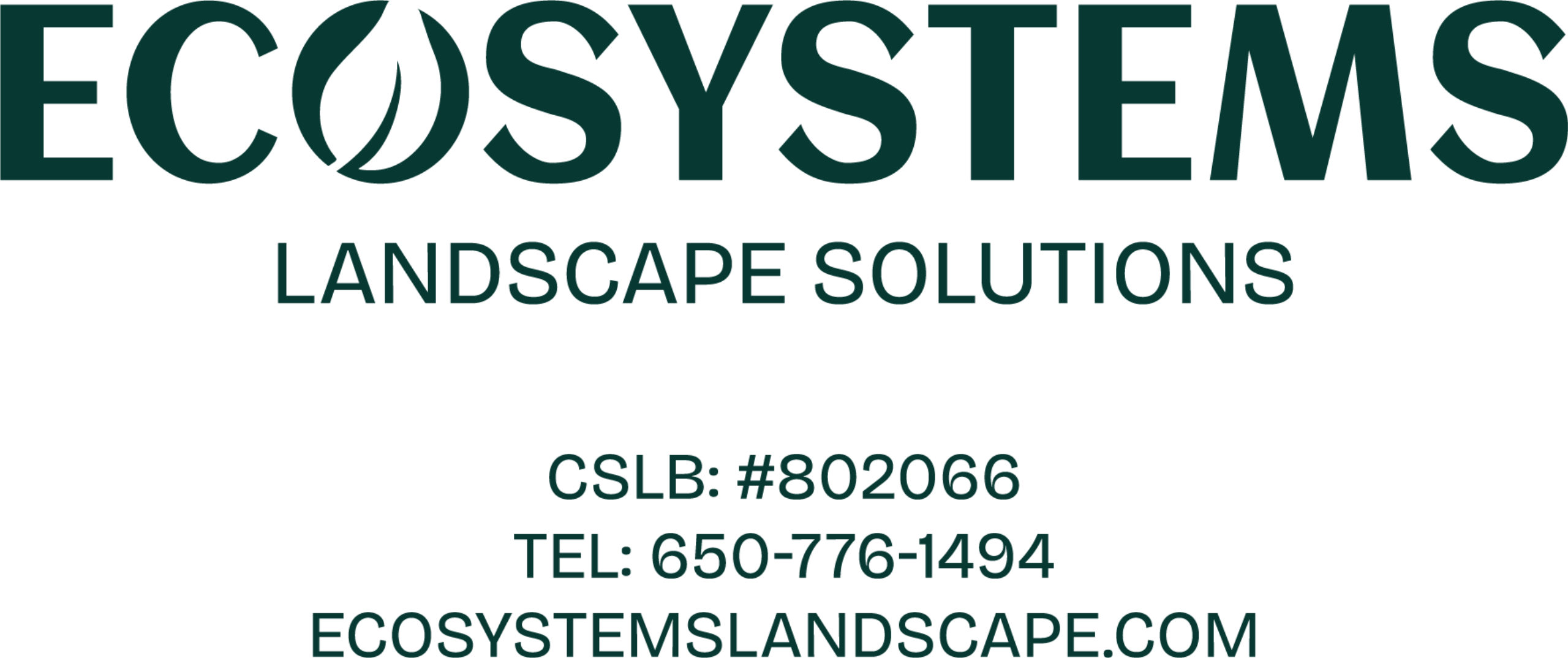 ECO-Systems Landscape Solutions Logo