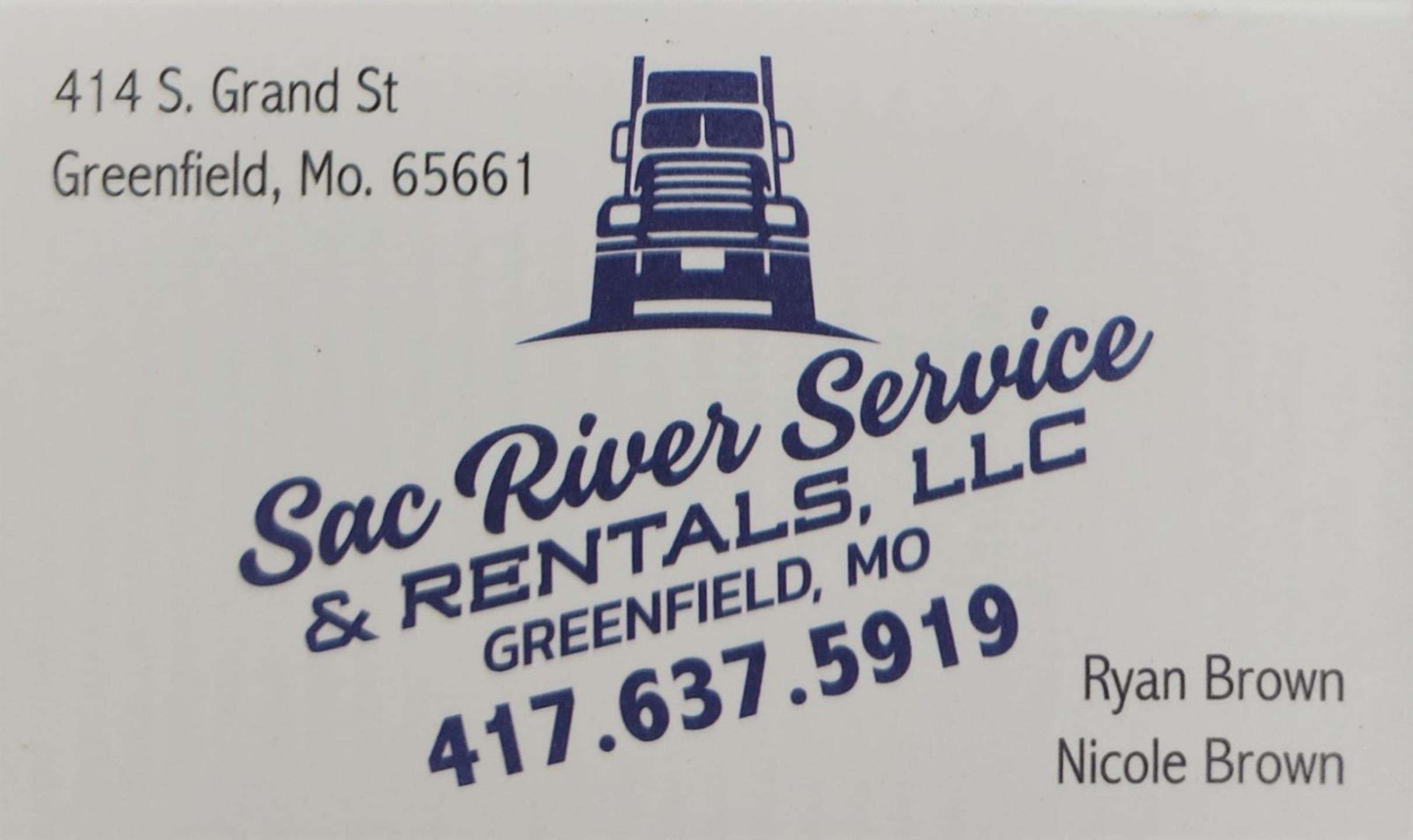 Sac River Service and Rentals LLC Logo