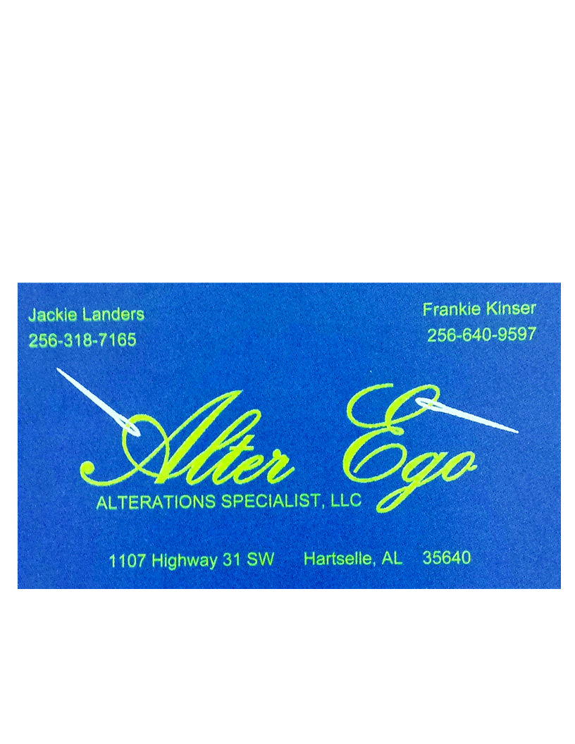 Alter Ego Alterations Specialist Logo