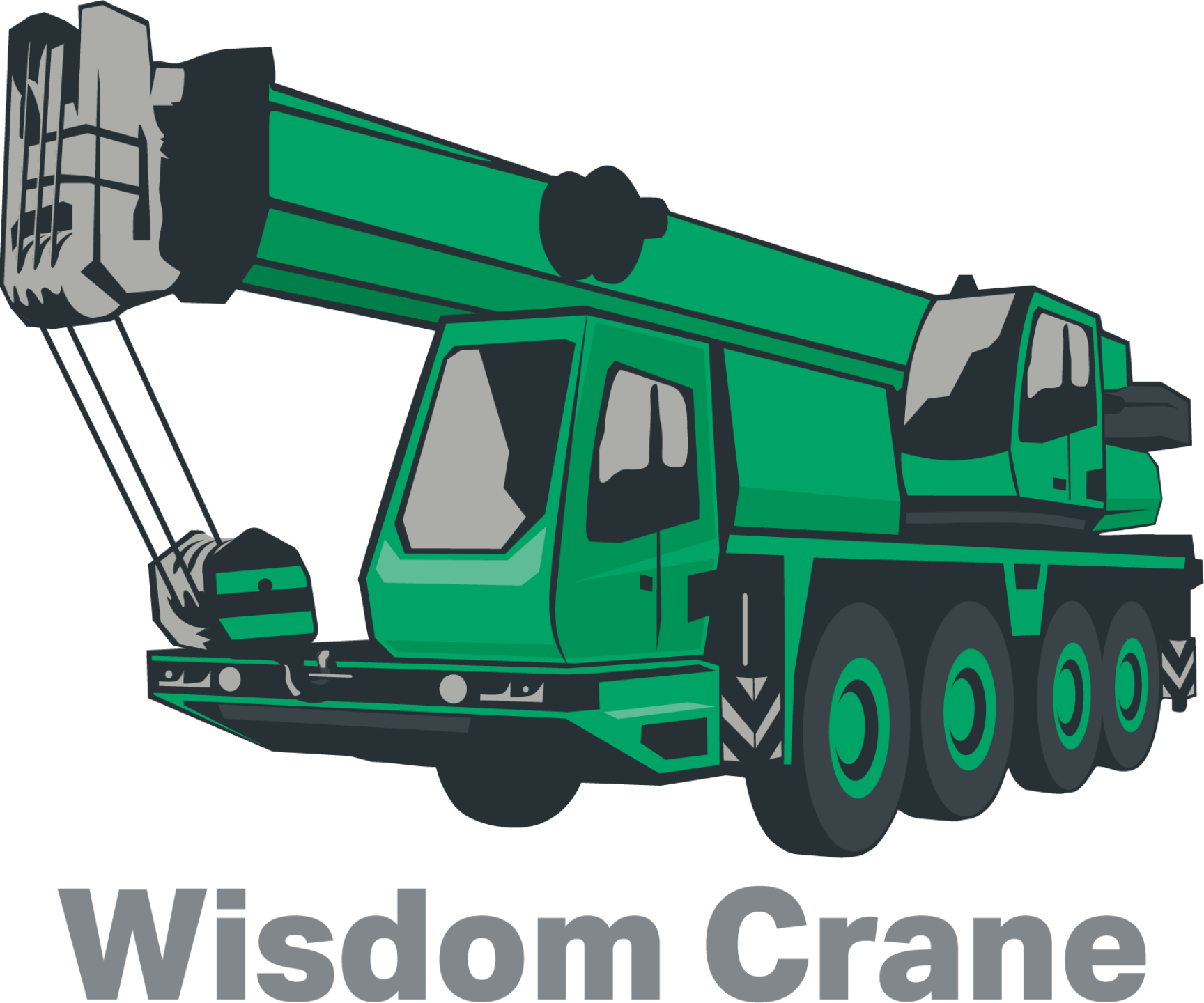 Wisdom Crane Service Logo