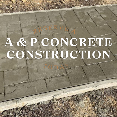 A & P Concrete Construction Logo