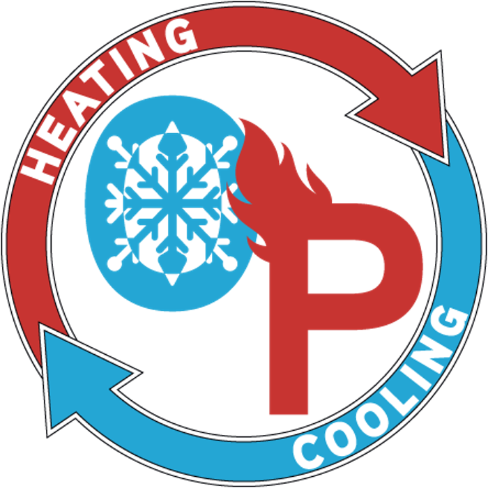 On Point Heating and Cooling Logo