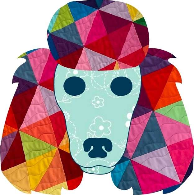 The Quilted Poodle, LLC Logo